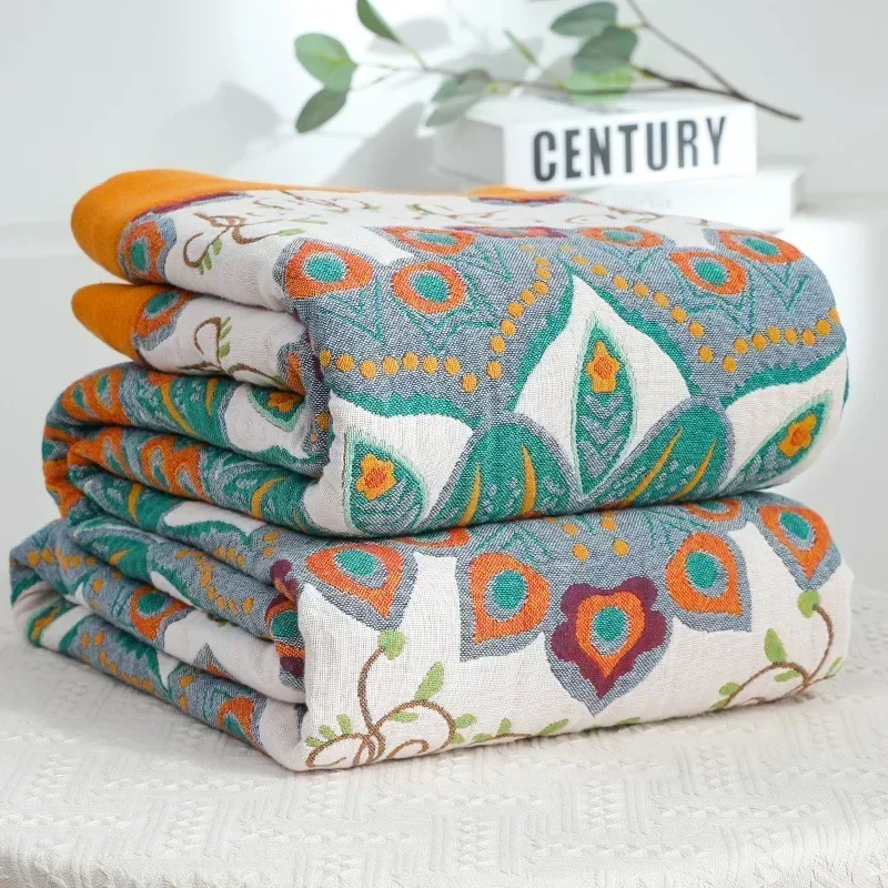 Cashmere Throw Blanket - Summer Cool Quilt Casual Blanket New