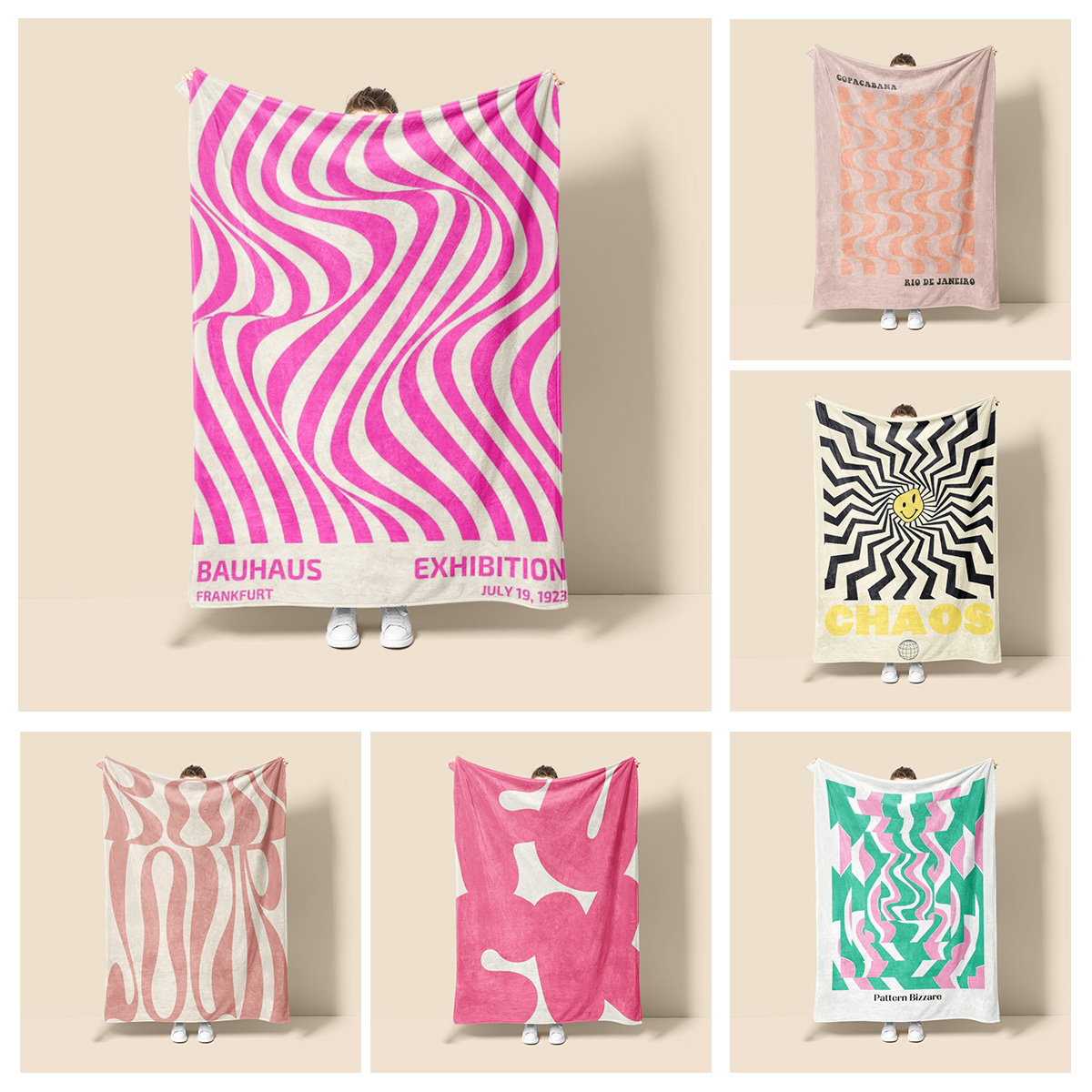 Morandi Color Blanket Abstract - Cashmere Throw Blanket recensione e prezzo