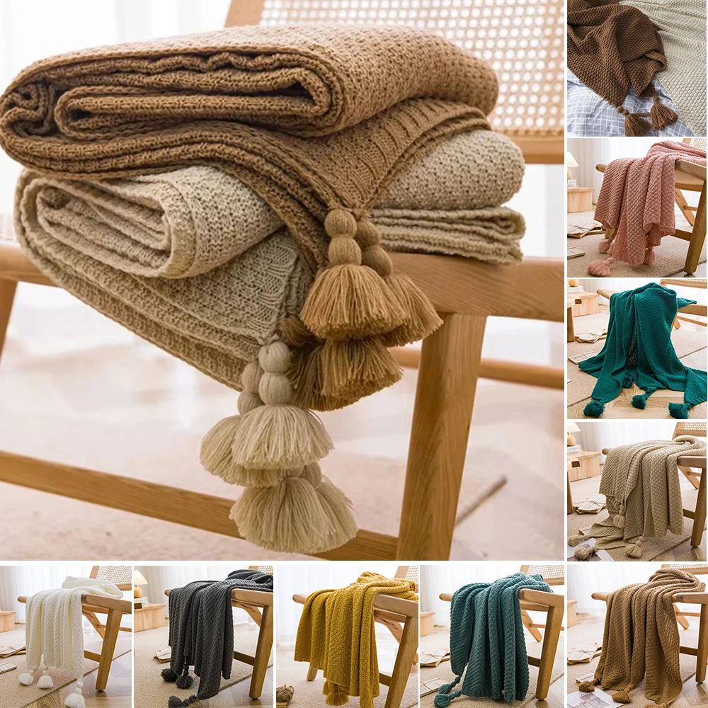 Nap Blanket Warm Knitted Blank - Cashmere Throw Blanket recensione e prezzo
