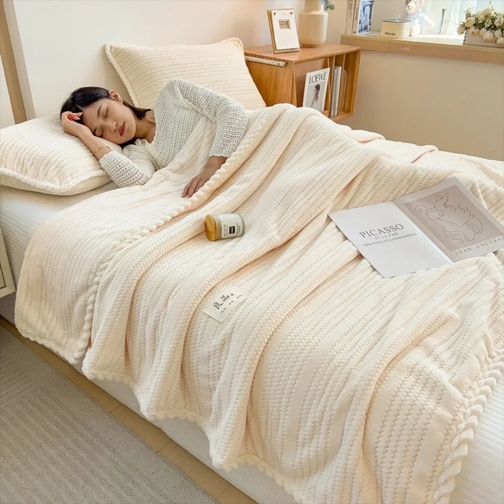 Winter Blanket Thickened Warm  - Cashmere Throw Blanket recensione e prezzo