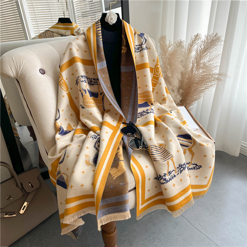 Luxury Horse Print Thick Cashm - Cashmere Throw Blanket recensione e prezzo