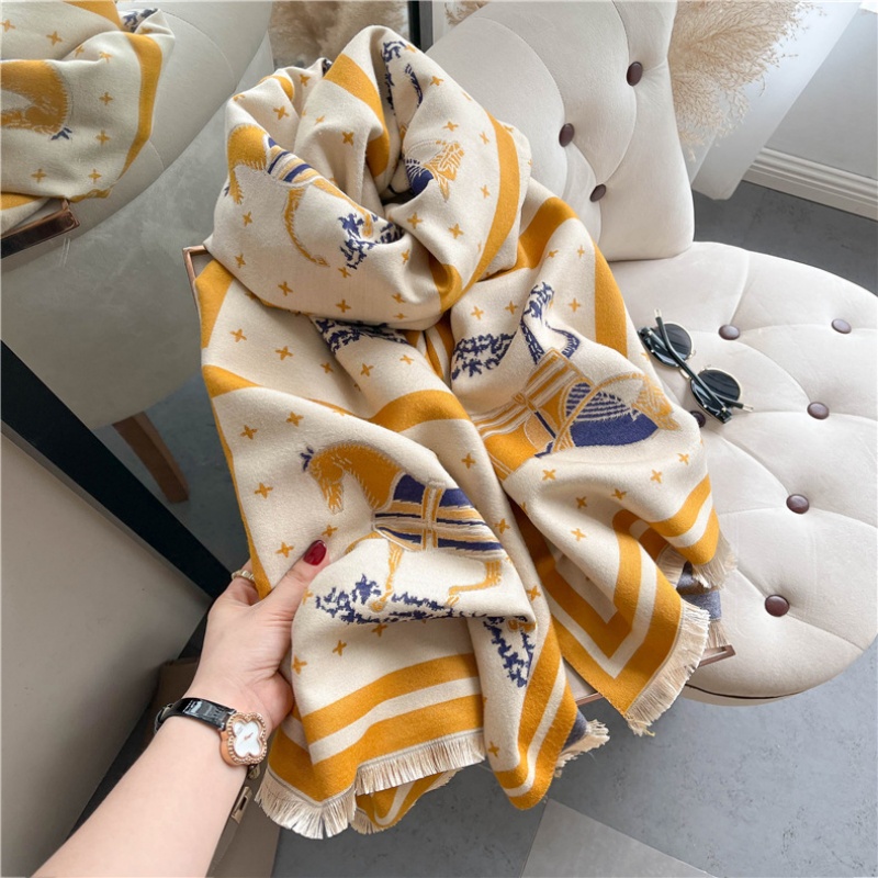 Luxury Horse Print Thick Cashm - Cashmere Throw Blanket recensione e prezzo