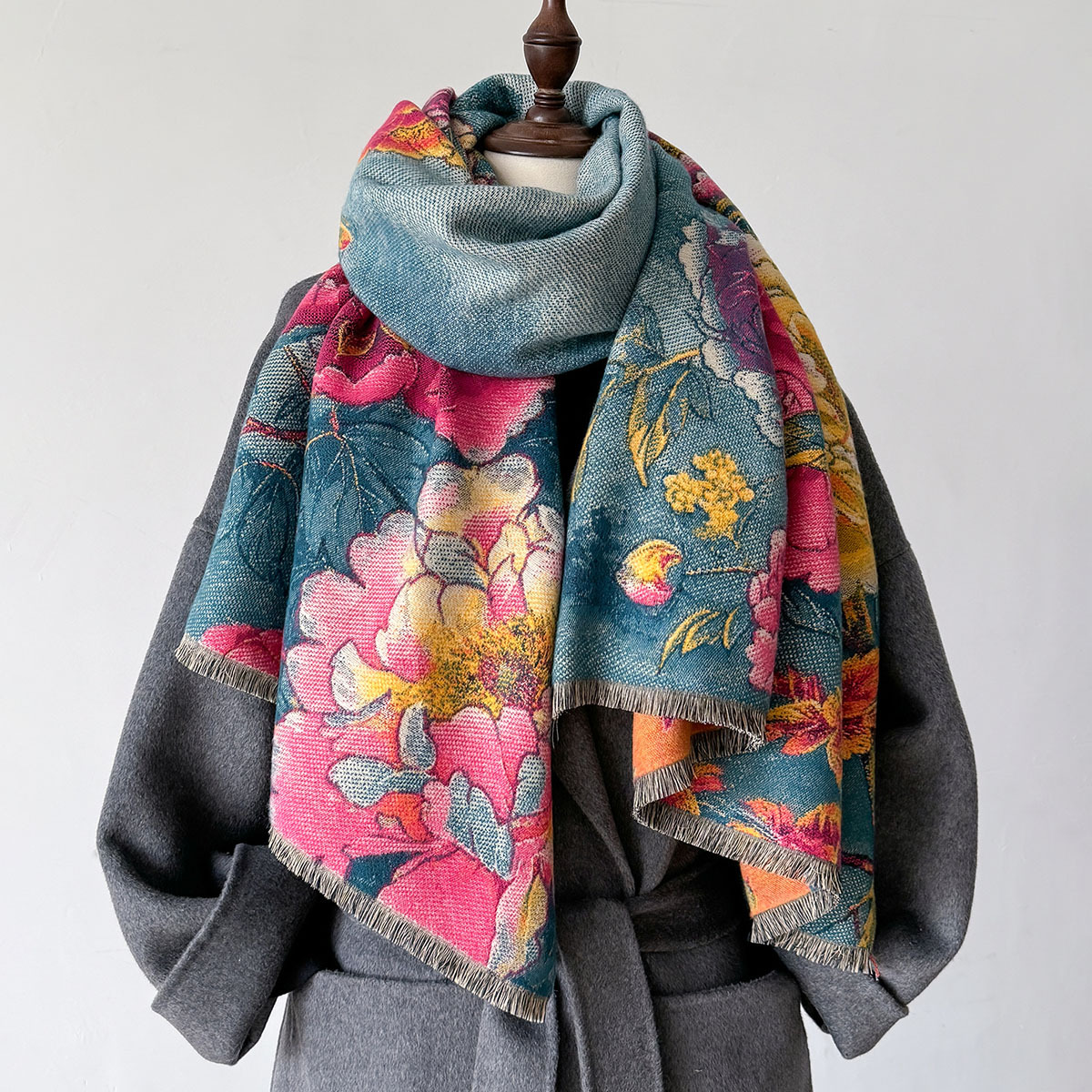 Warm Cashmere Scarf Women Shaw - Cashmere Throw Blanket recensione e prezzo
