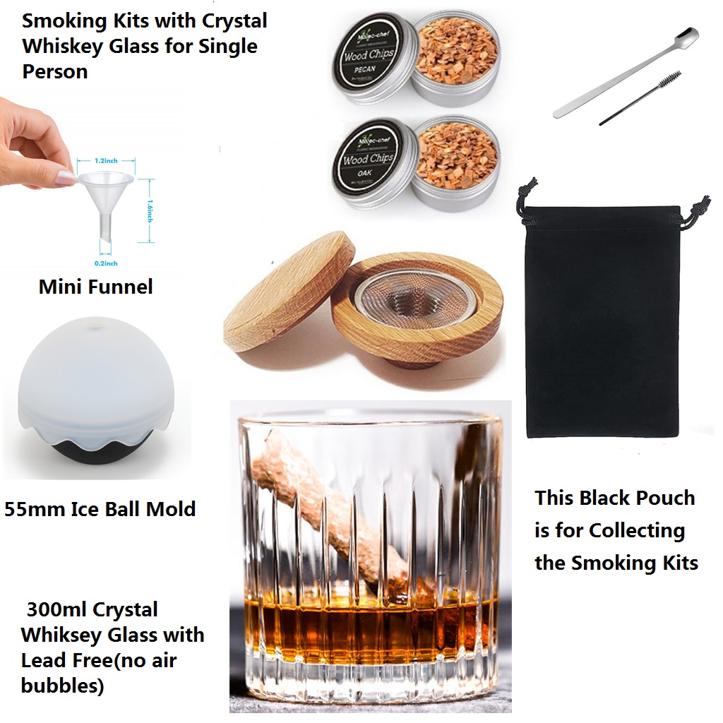 Whiskey Glass with Smoking Kit - Crystal Wine Glass recensione e prezzo
