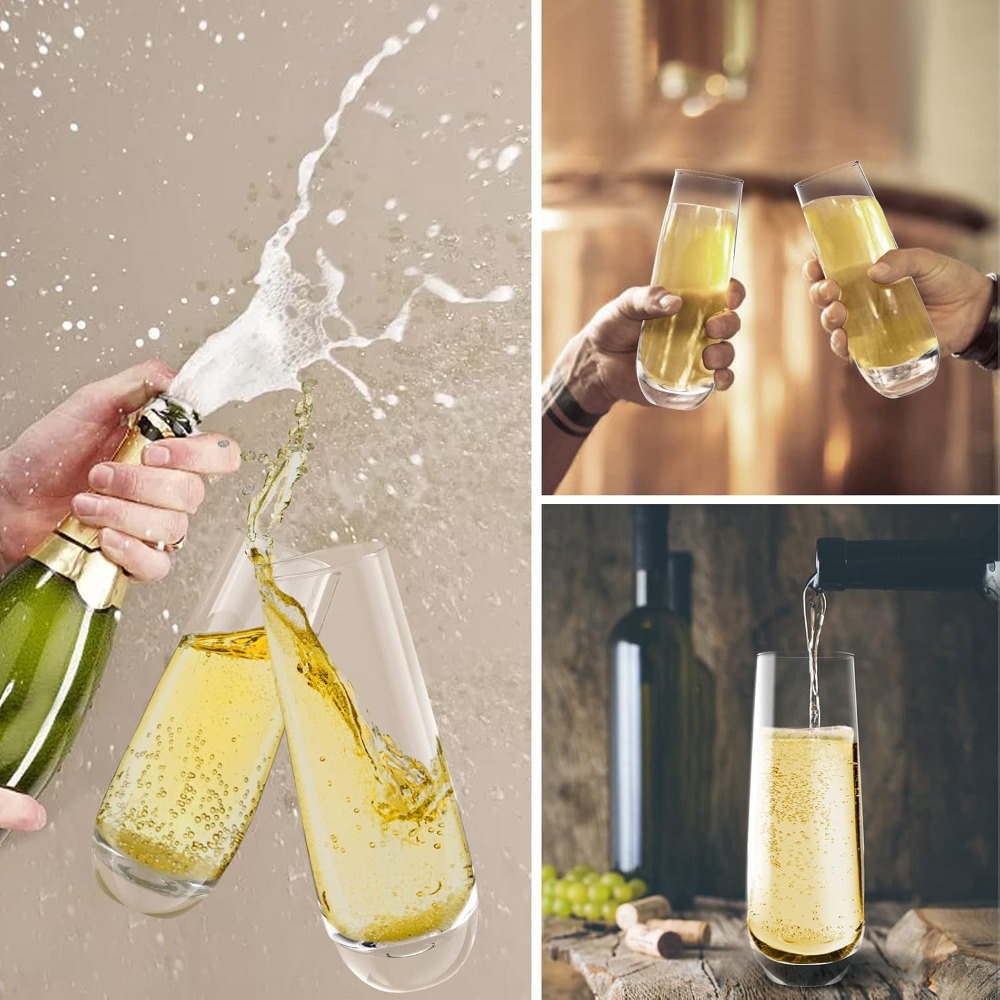 Hand Blown Crystal Champagne F - Crystal Wine Glass recensione e prezzo