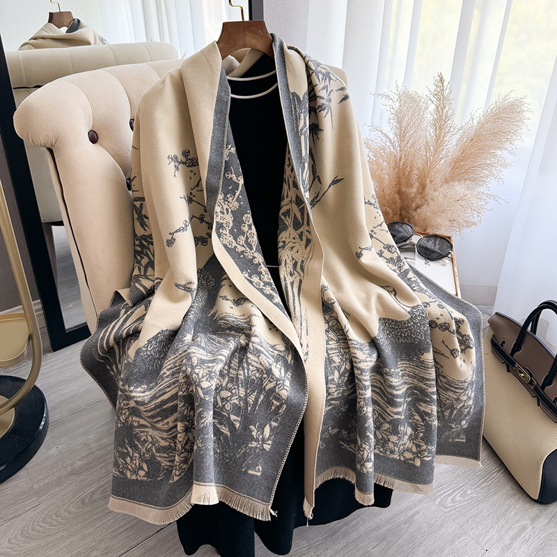 Women Winter Cashmere Scarf Wh - Cashmere Throw Blanket recensione e prezzo