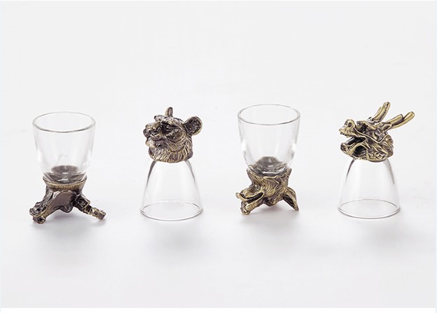 Luxury 12 Zodiac Animal Head C - Crystal Wine Glass recensione e prezzo