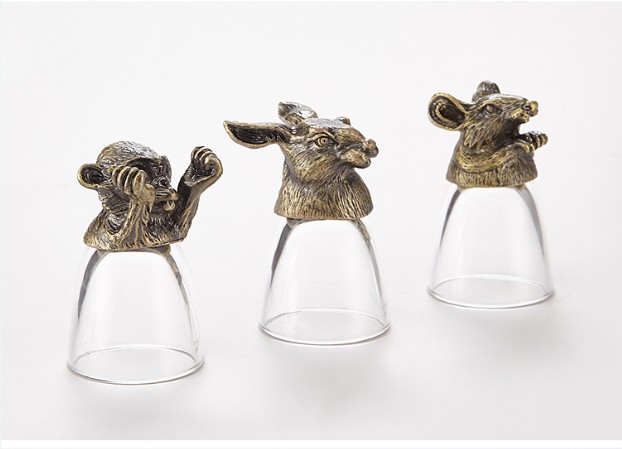 Luxury 12 Zodiac Animal Head C - Crystal Wine Glass recensione e prezzo