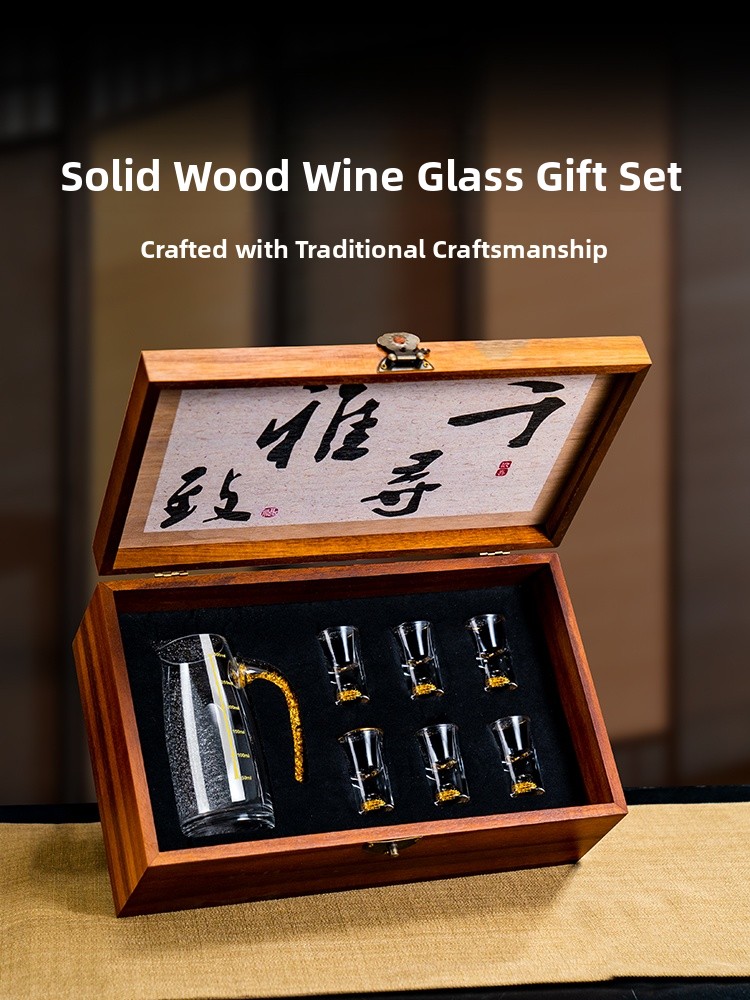 Chinese Style  Wood White Wine - Crystal Wine Glass recensione e prezzo
