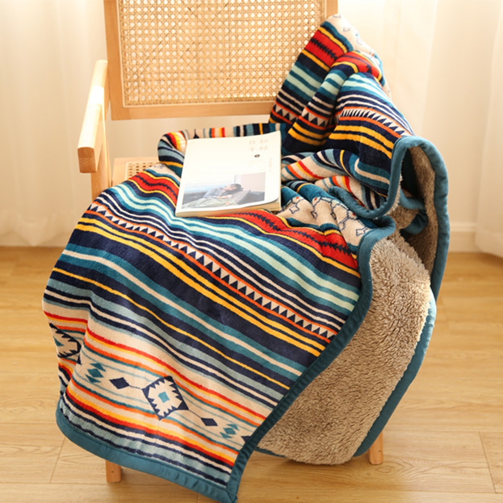Retro Double Blanket Thickened - Cashmere Throw Blanket recensione e prezzo