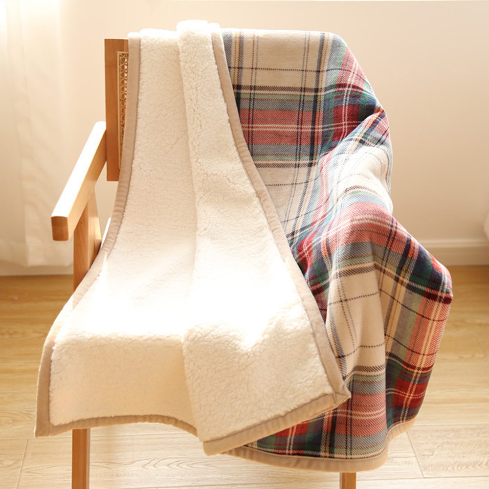 Retro Double Blanket Thickened - Cashmere Throw Blanket recensione e prezzo